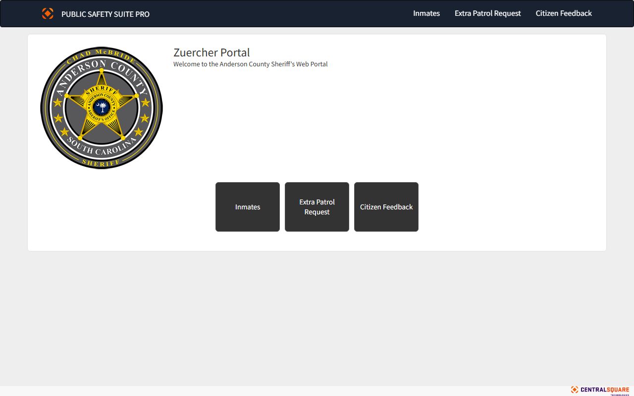 Zuercher Portal for Anderson County busted mugshots and arrest records