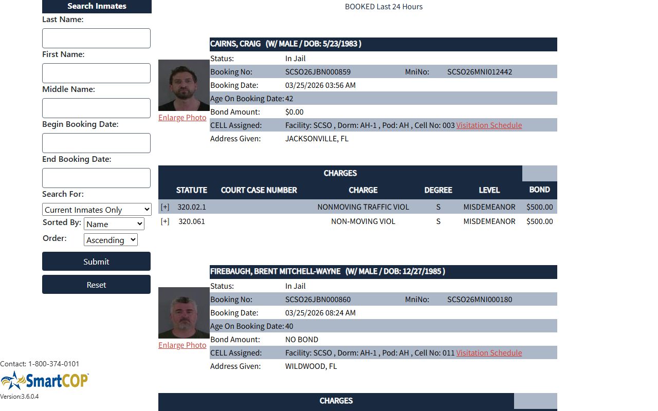 Horry County inmate search portal for busted mugshots and booking records